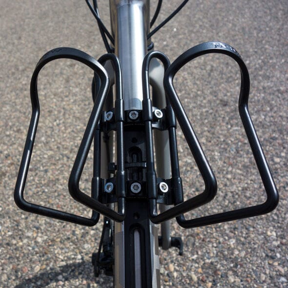 Wolf Tooth B-rad Double Bottle Adapter - Ideal for Side-by-Side Bottle Cages on Bikes