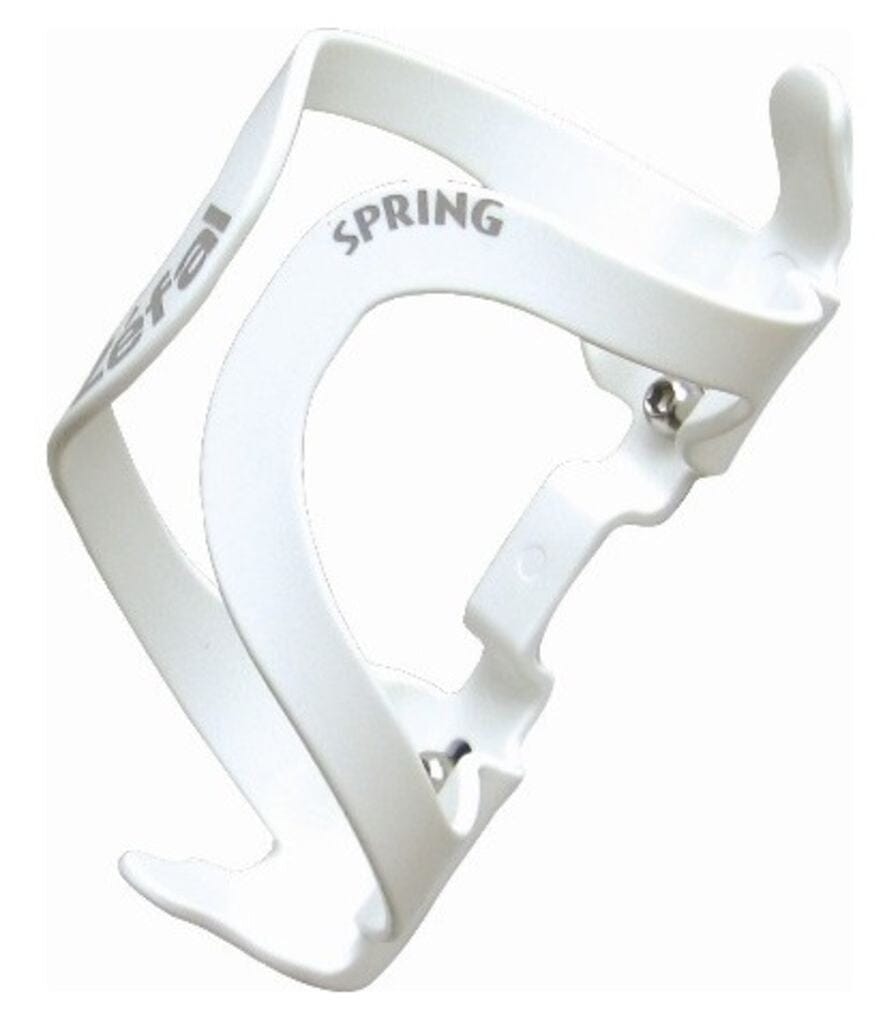 Zefal High - Performance Spring Bottle Cage in White for Long Rides