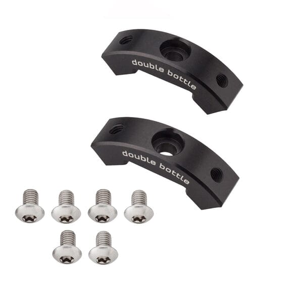 Wolf Tooth B-rad Double Bottle Adapter - Ideal for Side-by-Side Bottle Cages on Bikes